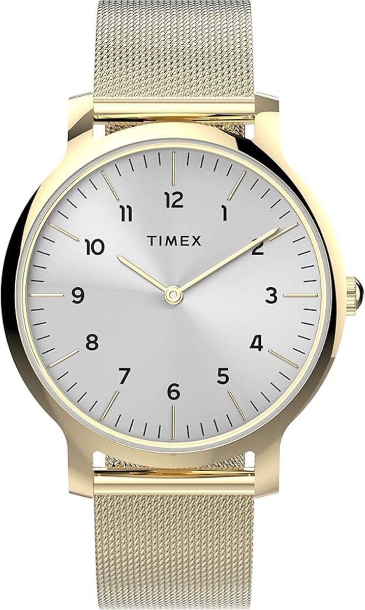 TW2U22800 34 mm Womens  Norway Mesh Strap Watch44 White  Gold