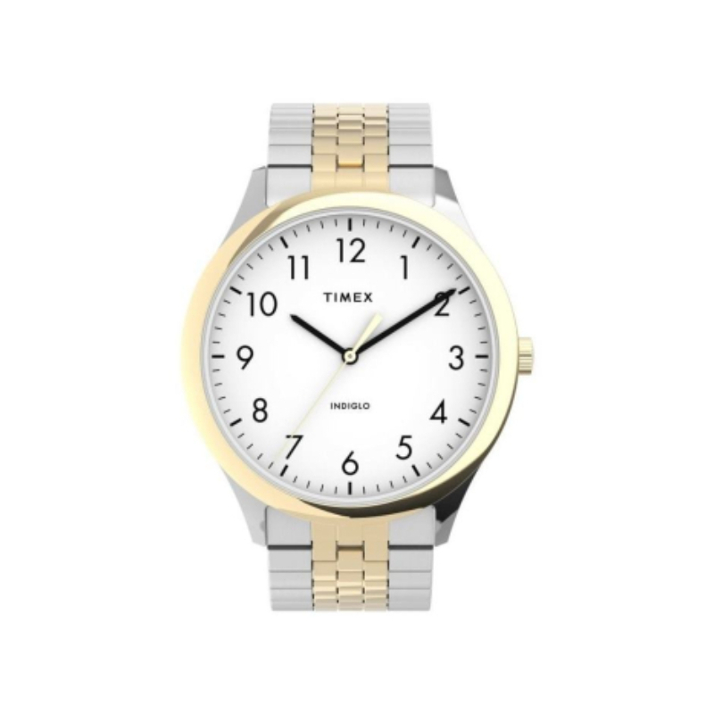 Picture of Timex TW2U40000 Easy Reader Two-Tone Expansion Men Watch - Gold