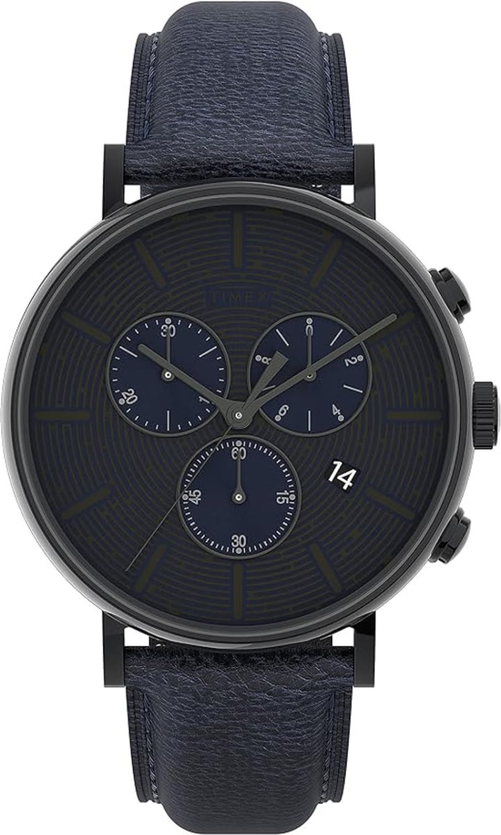 TW2U88900 Fairfield Analog Round Dial Watch for Men, Black