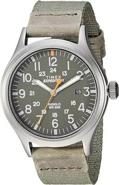 TW4B14000 Mens Scout Round Green Dial Watch