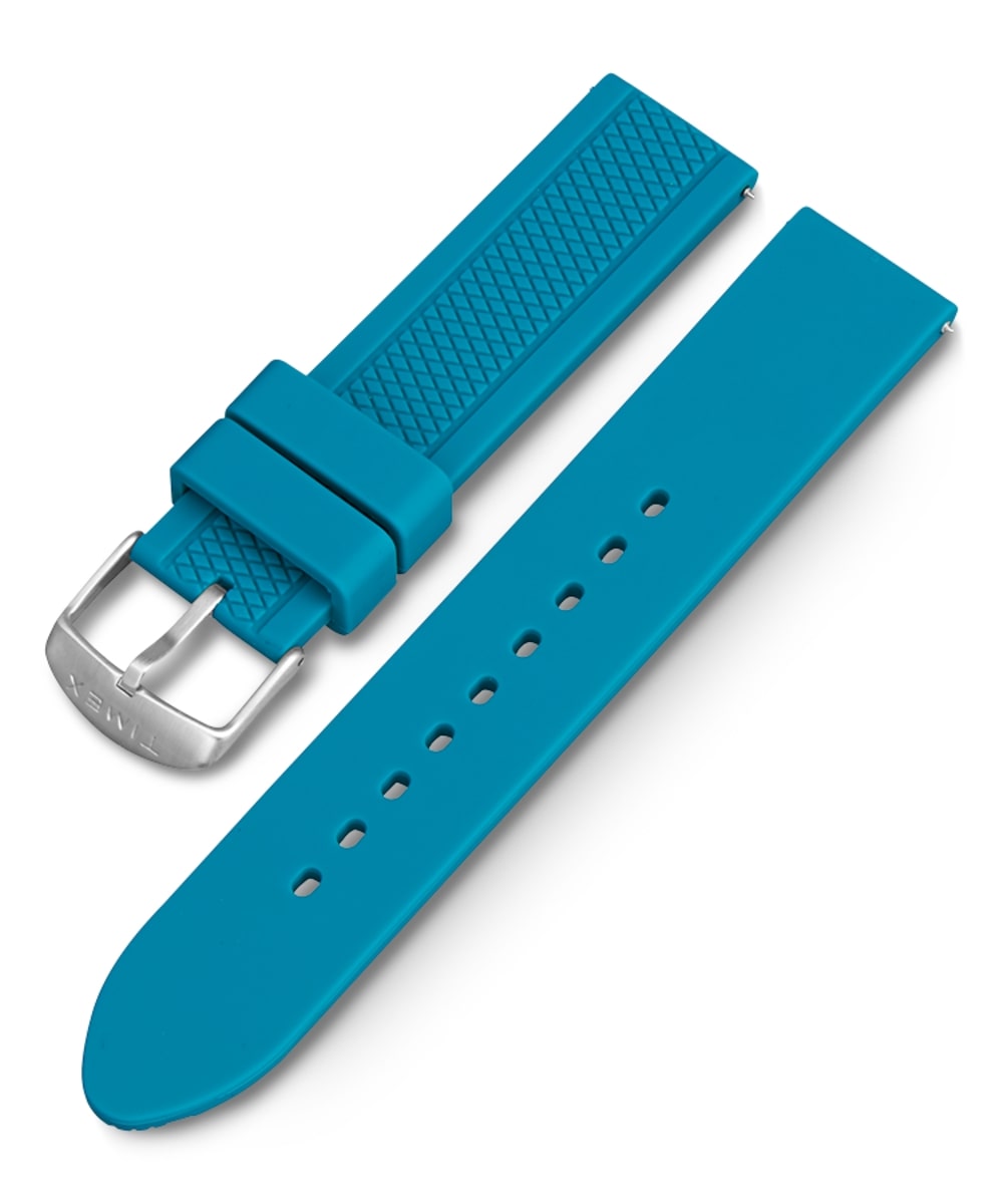 Picture of Timex TW7C11800 Ironman Silicone GPS Accessory Strap for Unisex&#44; Teal - Full Size