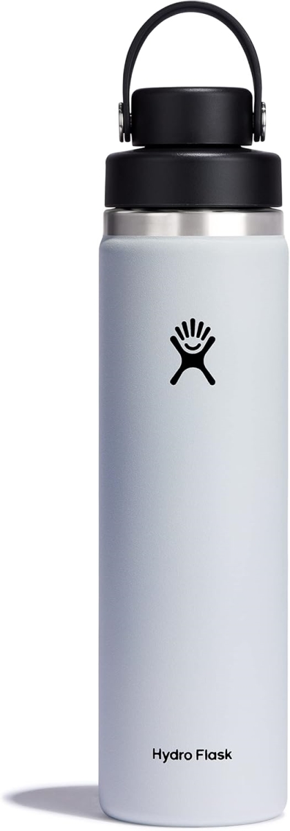 Picture of Hydro Flask W24BFCC110 24 oz Wide Mouth Water Bottle & Flex Chug Cap - White