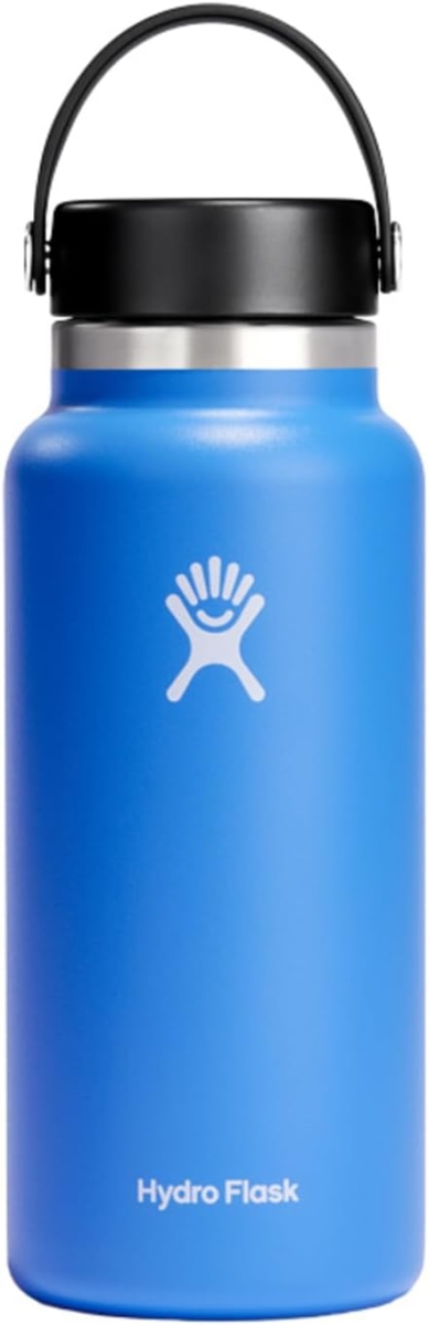 Picture of Hydro Flask W32BTS482 32 oz Vacuum Insulated Wide Mouth Stainless Steel Water Bottle Flask & Closeable Lid - Cascade