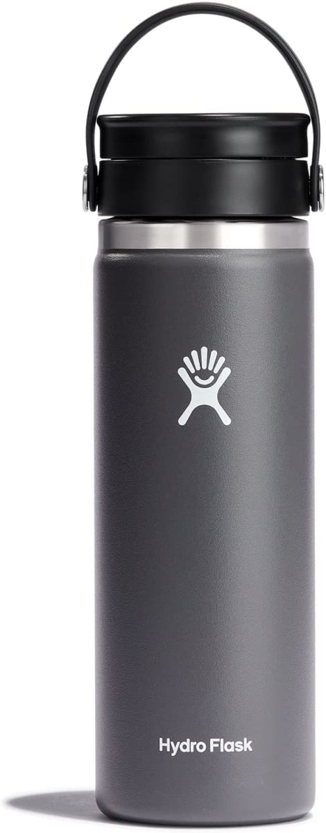 Picture of Hydro Flask W20BCX010 20 oz Wide Mouth & Flex Sip Lid Insulated Water Bottle Travel Mug - Stone