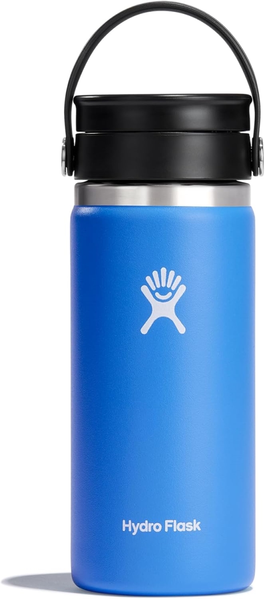 Picture of Hydro Flask W16BCX482 16 oz Wide Mouth & Flex Sip Lid Insulated Water Bottle Travel Mug - Cascade