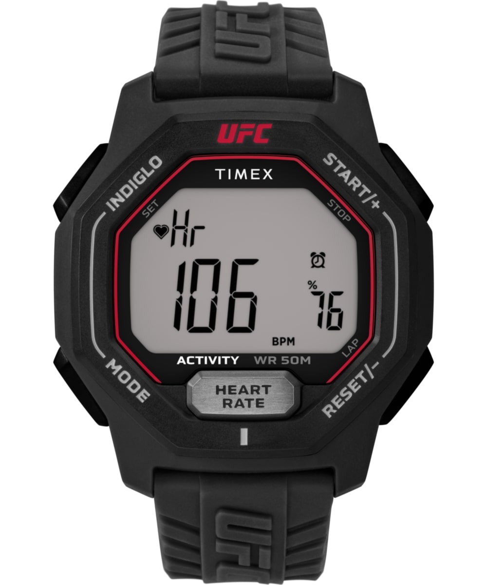 Picture of Timex TW2V83800 46 mm UFC Spark Digital Mens Watch&#44; Black