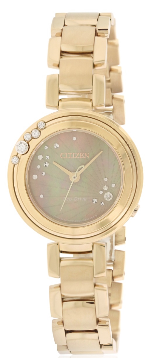 Picture of Citizen Eco-Drive L Carina Rose Gold-Tone Ladies Watch EM0463-51Y