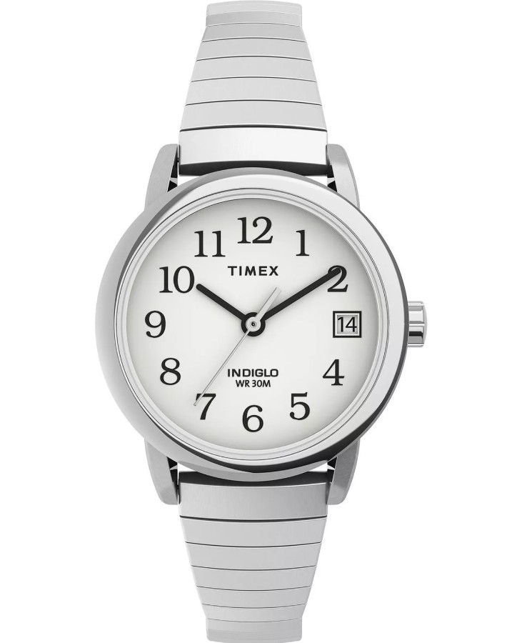 Picture of Timex TW2U92400 12 mm Easy Reader Womens Stainless Steel Watch&#44; Silver