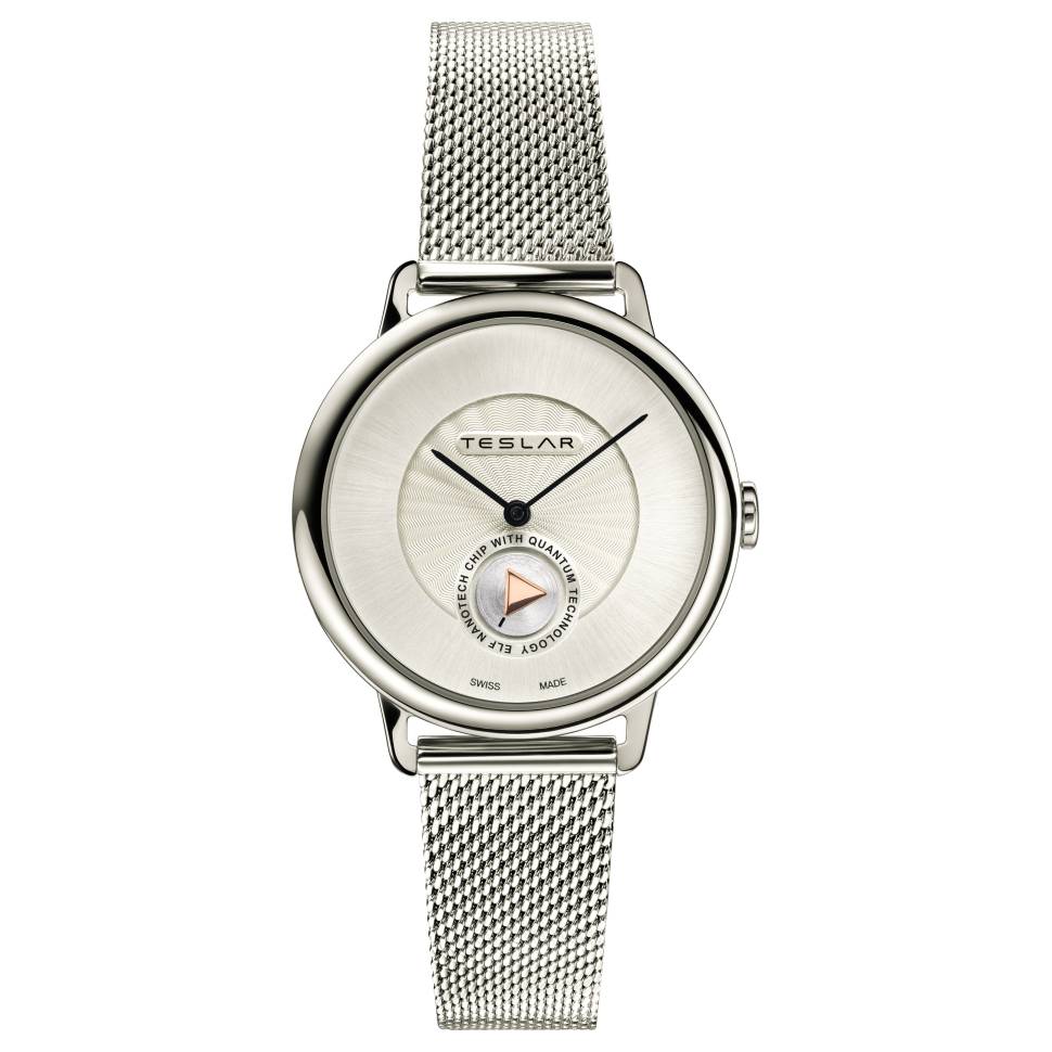 Picture of Teslar WTTK004 36 mm Re-Balance T-1 Stainless Steel Womens Watch&#44; Silver