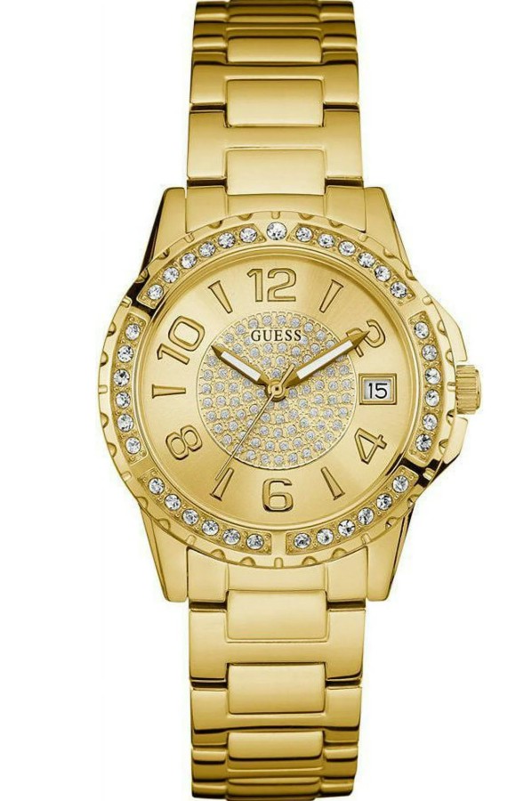 U0779L2 35.5 mm Gold-Tone Stainless Steel Womens Watch