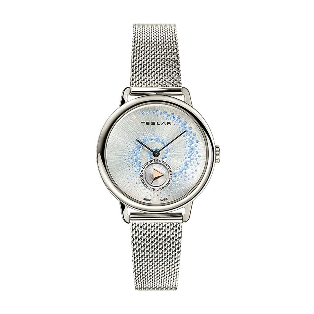 Picture of Teslar WTTL004 36 mm Re - balance T - 3 Womens Watch&#44; Silver