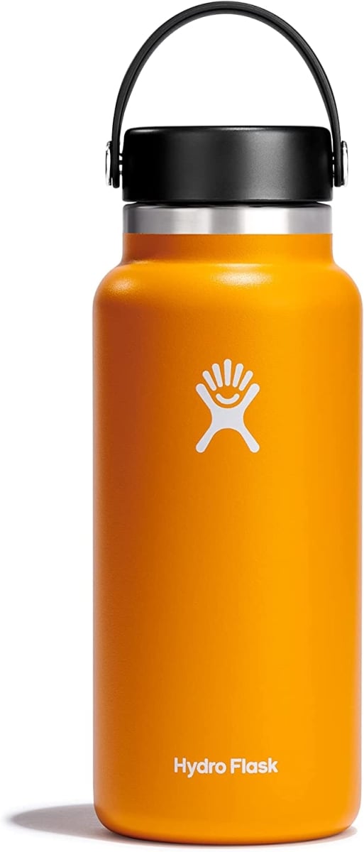 Picture of Hydro Flask W32BTS827 32 oz Vacuum Insulated Stainless Steel Water Bottle Wide Mouth Flask&#44; Blue