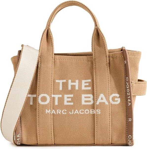 M0017025-230 The Jacquard Tote Bag, Camel & Tan - Small