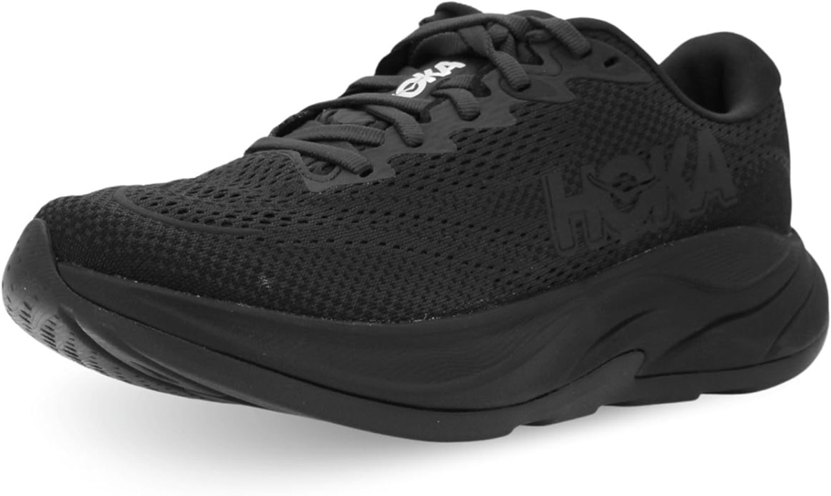 1155130-BBLC-09.5D Men Rincon 4 Running Shoes - Black - Size 9.5