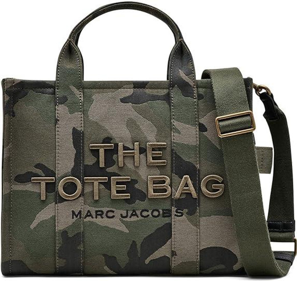 MARC JACOBS Marc Jacobs The Camo Jacquard Medium Tote Bag in Camo Multi