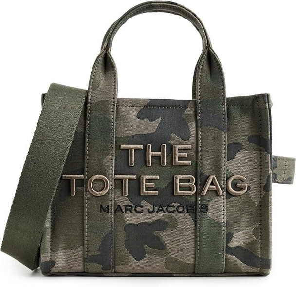 2S4HTT003H03-304 The Camo Jacquard Tote Bag, Camo Multi - Small