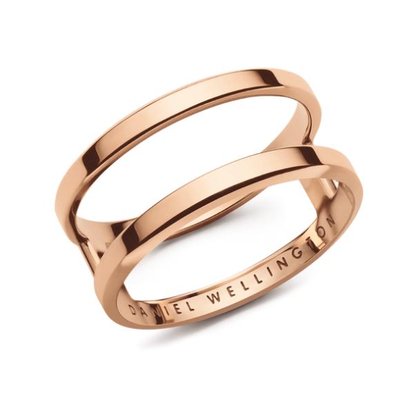 188506C01-54 Square Sparkle Open Ring - Size 7