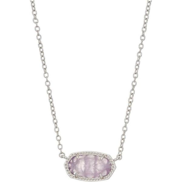 4217717617 Elisa Silver Pendant Necklace - Amethyst February