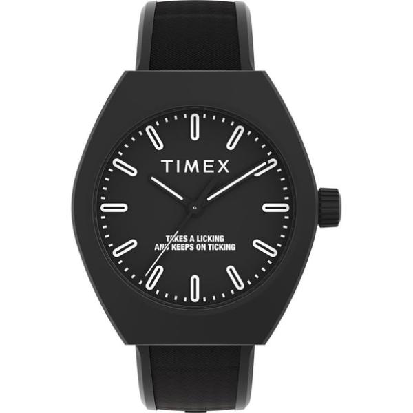 TW2W42100 40 mm Eco Ceramic Black & White Accents Unisex Watch, Black