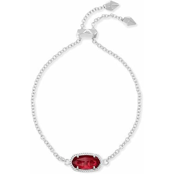 4217717605 Elaina Silver Bracelet - Berry Clear