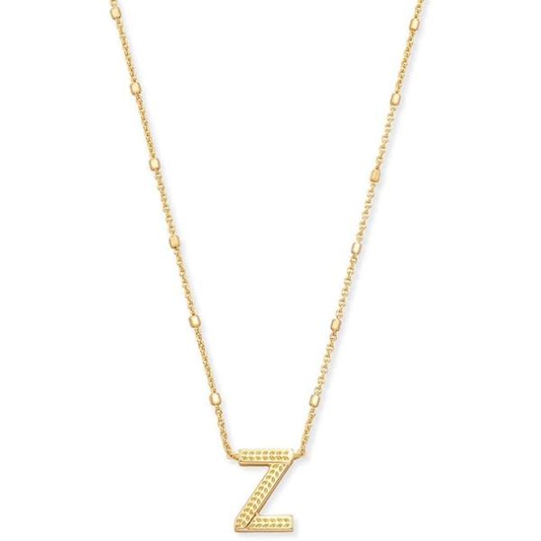 9608800315 Letter Z Pendant Necklace - Gold