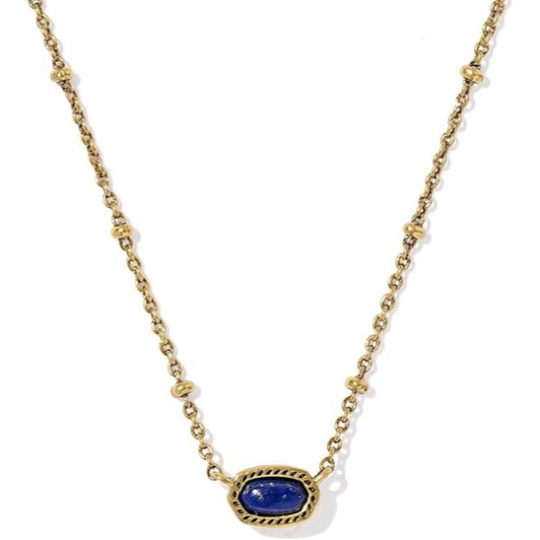 9608888079 Mini Elisa Vintage Gold Satellite Short Pendant