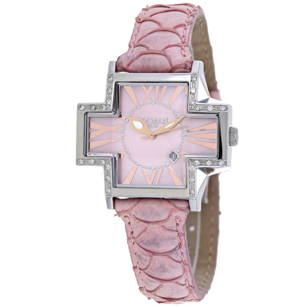 181SMOPPKD 36 mm Diamond Plus Quartz Mother of Pearl Dial Unique Ladies Watch44 Pink
