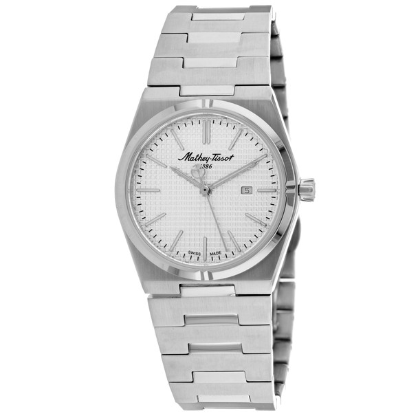 D117AS 34 mm Zoltan Quartz Silver Dial Round Ladies Watch, Silver