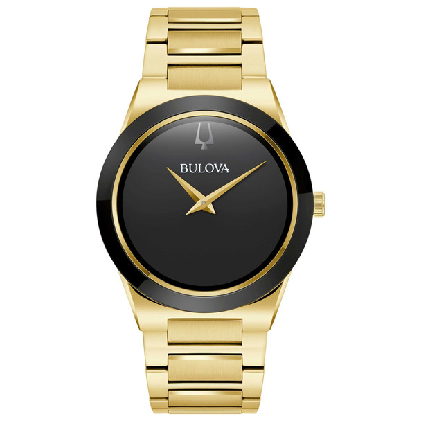 97A183 41 mm Round Mens Millenia Watch, Black