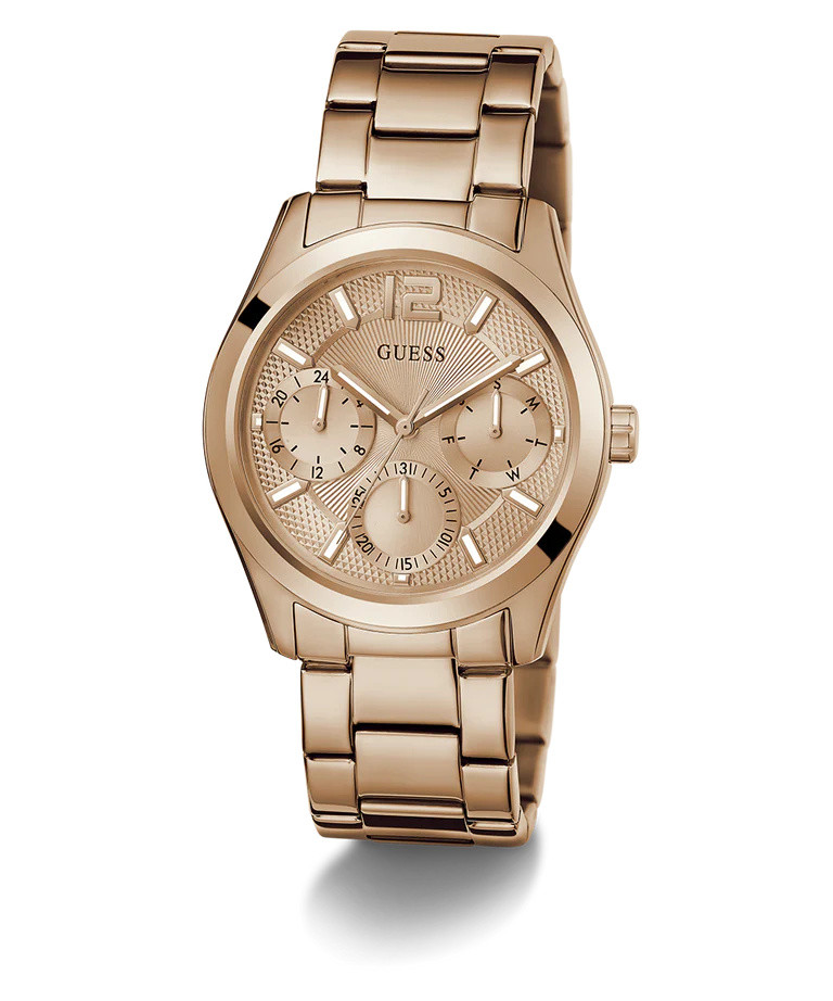 GW0760L3 38 mm Stainless Steel Multi-Function Rose Gold Tone Ladies Watch