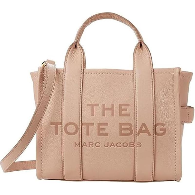 H009L01SP21-683 The Leather Small Tote Bag, Rose Dust - 10 x 5 x 8 in.
