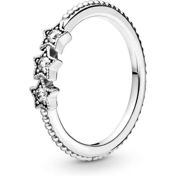 198492C01-58 Celestial Stars Ring - Sterling Silver Ring for Women - Size 8.5