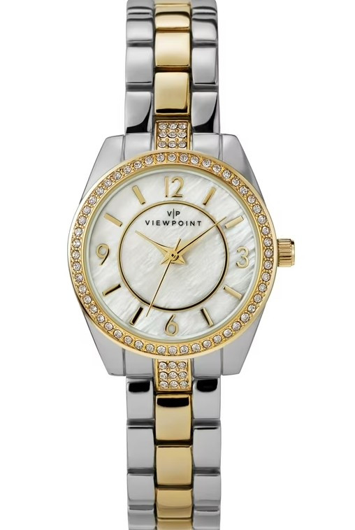 CC3D86000 26 mm Silver Viewpoint Quartz Crystal Ladies Watch