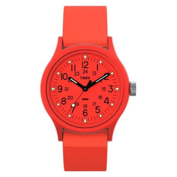 TW2W91300 36 mm MK1 Orange Dial Fabric Strap Mens Watch