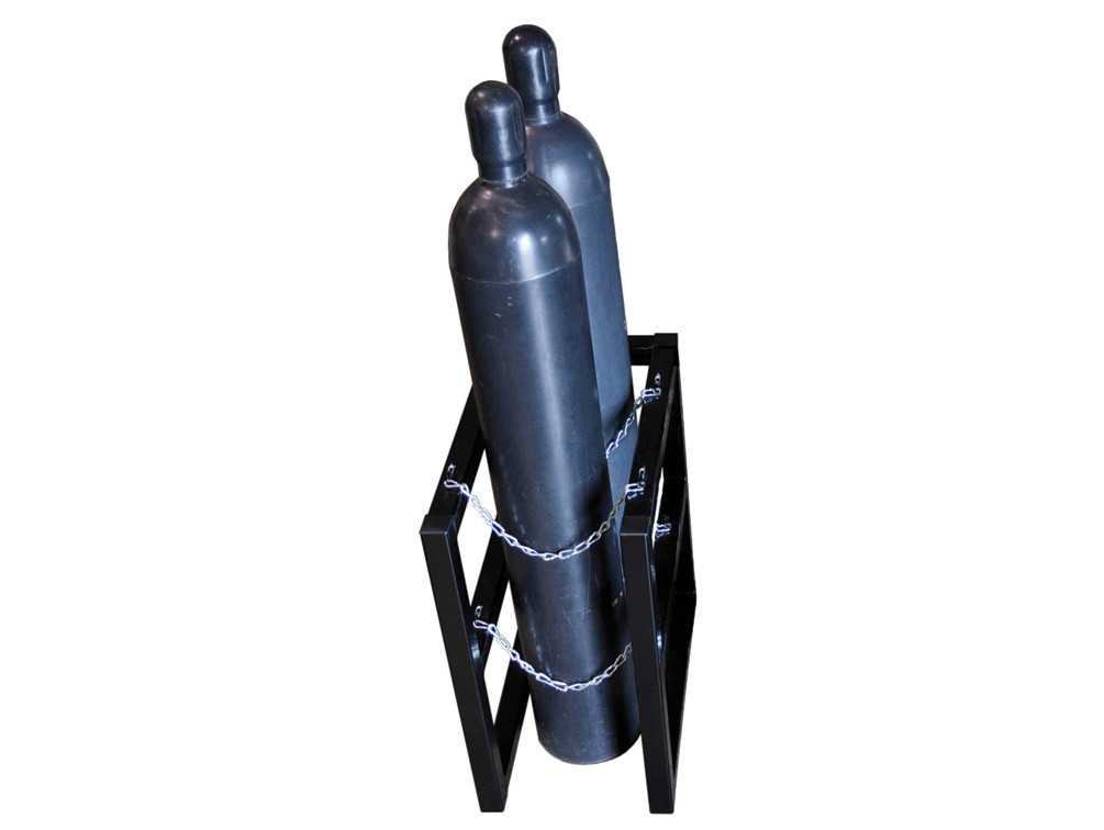 Picture of Justrite 35084 1 x 2 Gas Cylinder Barricade Rack&#44; 2 Cylinder
