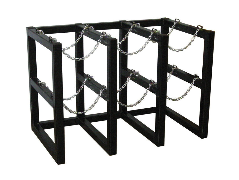 Picture of Justrite 35128 3 x 2 Gas Cylinder Barricade Rack&#44; 6 Cylinder