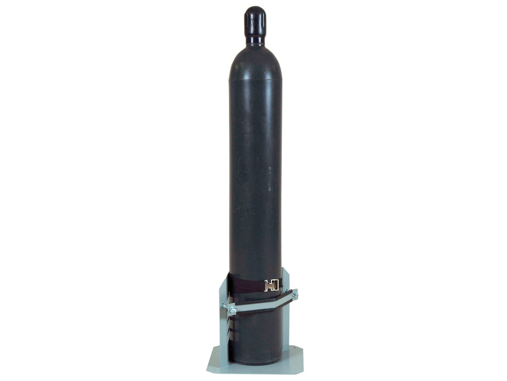 Picture of Justrite 35282 Low Profile Steel Gas Cylinder Stand&#44; 1 Cylinder