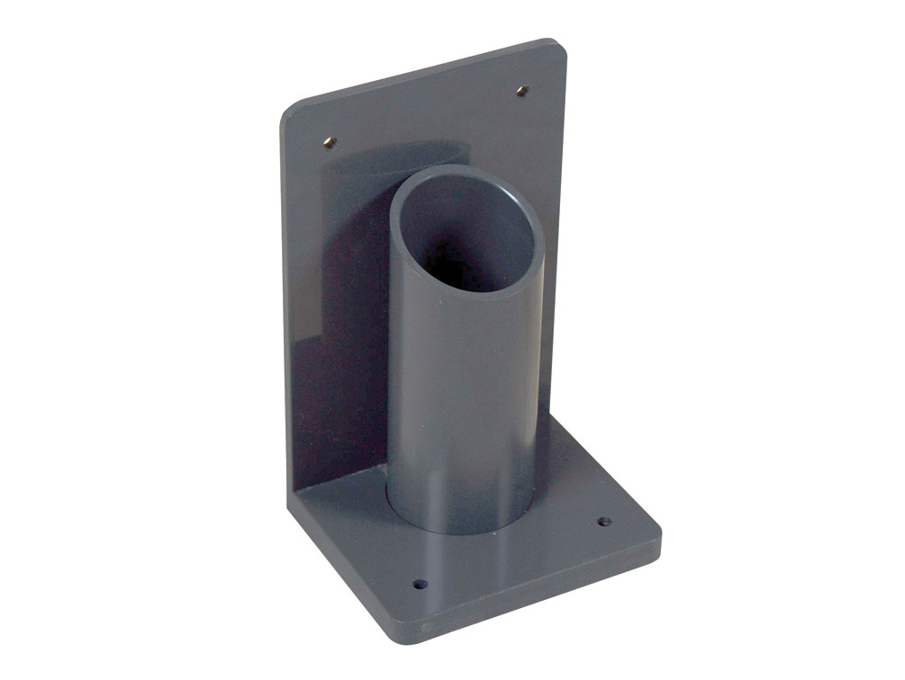Laboratory Size Single Bottle Holder, Wall/Bench Mount, 5"W x 4"D x 7-1/2"H