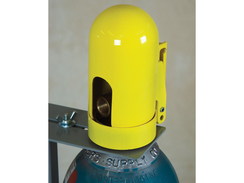 Justrite 35362 Safety Snap Cap for Gas Cylinders, High Pressure-Coarse Thread