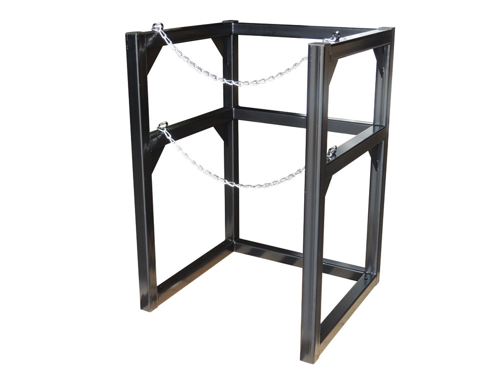 Picture of Justrite 35186 22 in. Gas Cylinder Barricade Rack&#44; 1 Cryogenic Cylinder