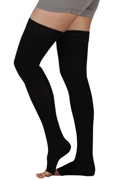 15-20 mmHg, Soft, Thigh, OT, Silicone, Navy