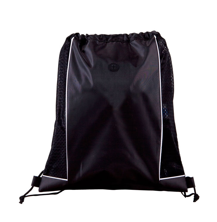 Picture of Buy Smart Depot G2429 Black Sport Jersey Drawstring Backpack - Black