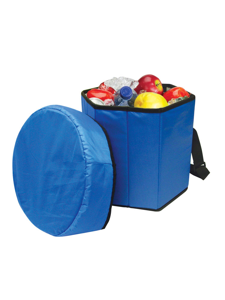Picture of Buy Smart Depot G7370 Blue Folding Portable Game Cooler Seat - Blue