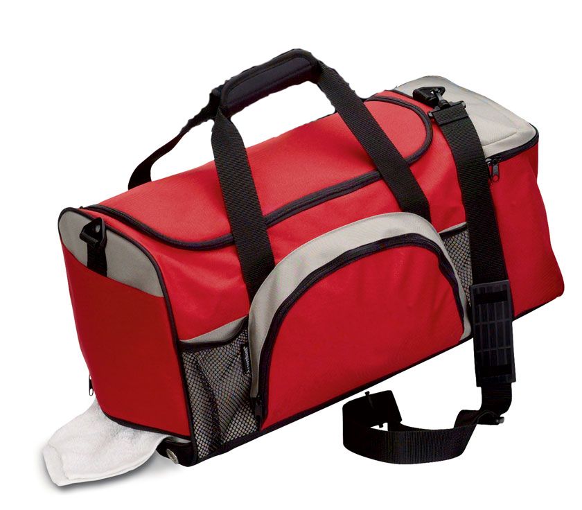 Picture of Buysmartdepot 9553 Red Spacious Light Simple Weekend Duffel&#44; Red - Large