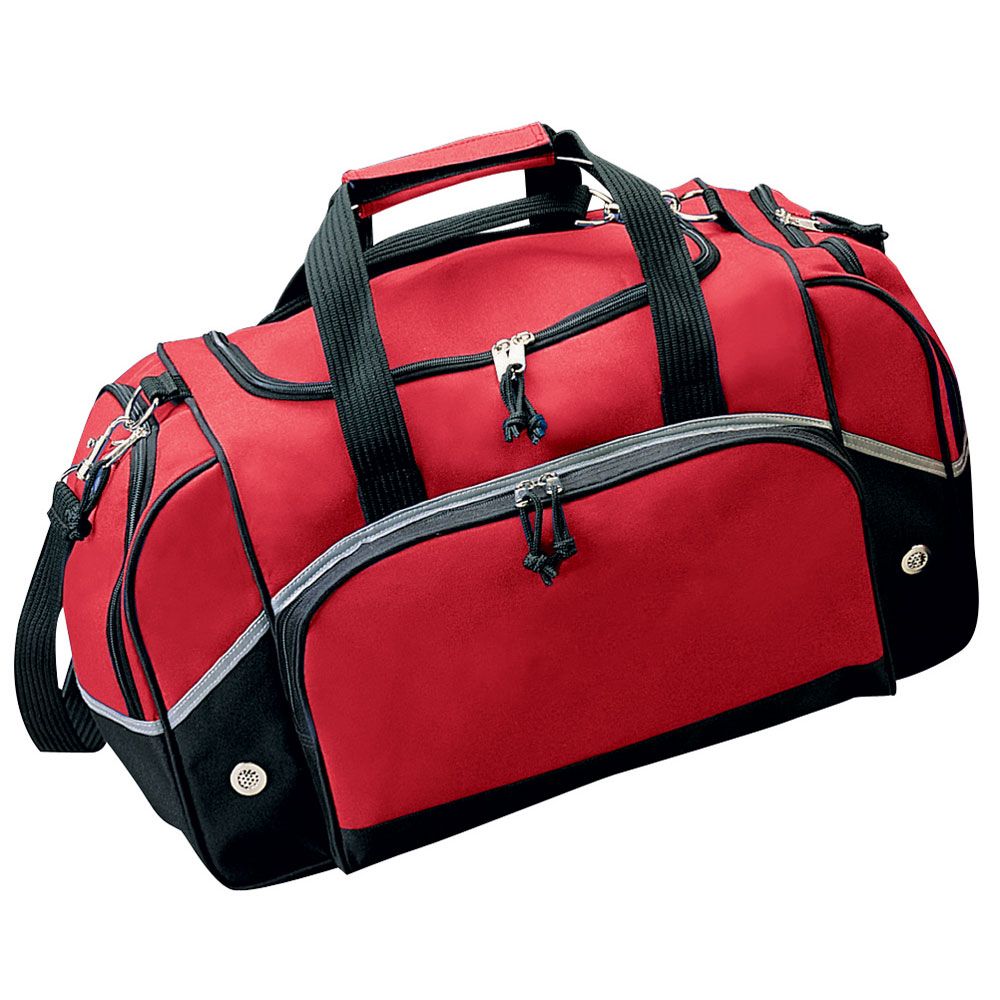 Picture of Buysmartdepot 9555 Red Style Gym Fitness Sport Duffel&#44; Red