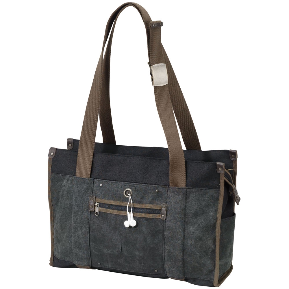 5835 Vintage Canvas Impact Computer / Laptop Tote