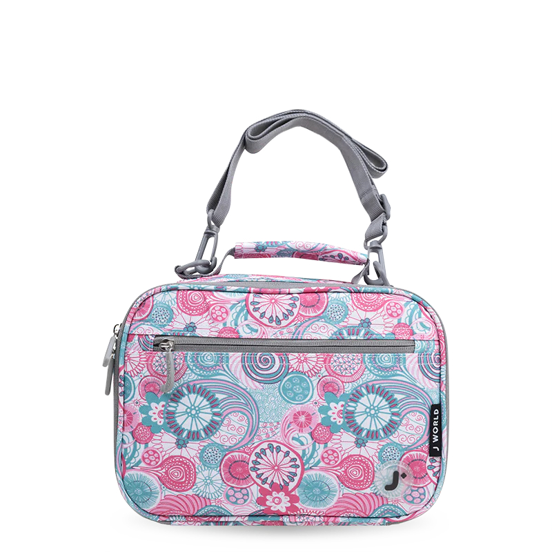 Picture of J World LB-01 BLUE RASPBERRY 6.0 Liter Cody Insulated Kids Lunch Bag with Shoulder Strap - Boys & Girls - Blue Raspberry