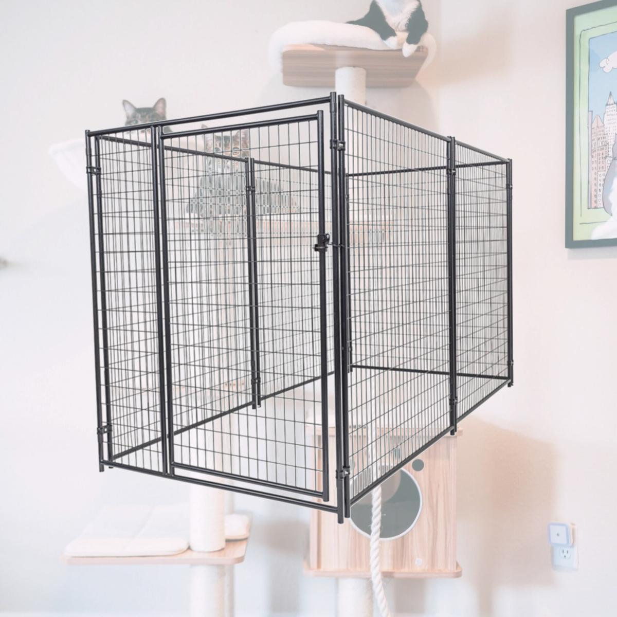 Picture of Jewett Cameron Company CL 66150 10 ft. Length Modular Kennel Welded Wire kit