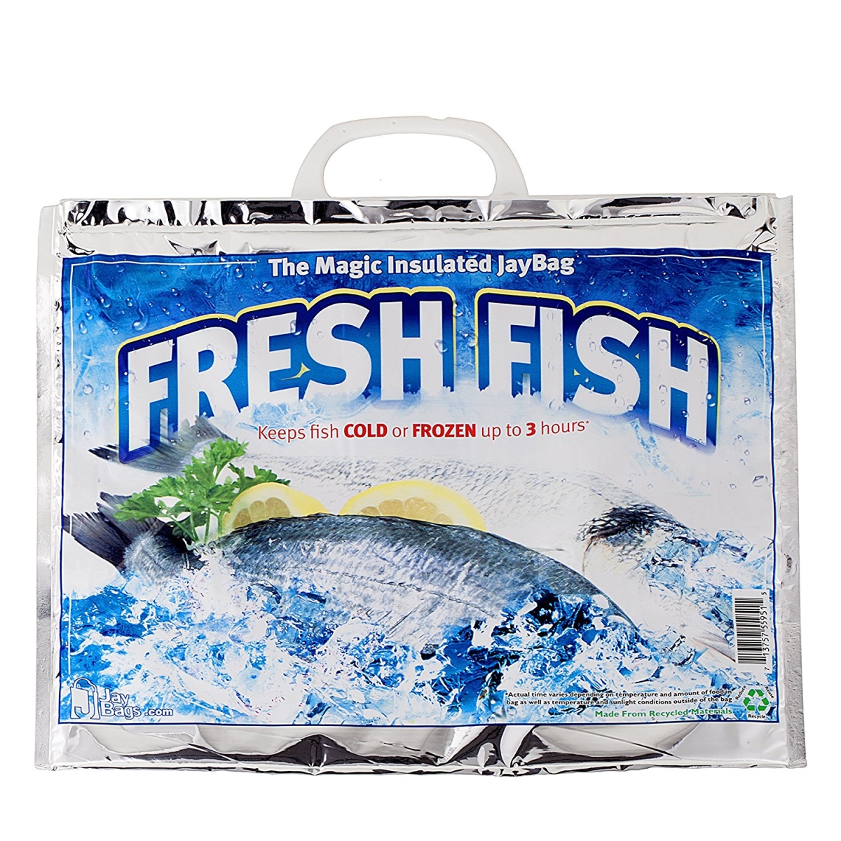 Picture of Jay Bags FL340-24 Fish Reusable Insulated Grocery Bag