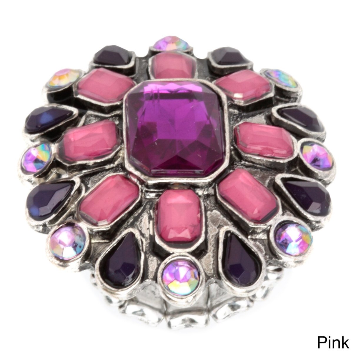 Picture of Alexa Starr  7590-R-Pink Statement Stretch Ring